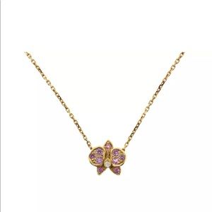 Cartier orchid necklace